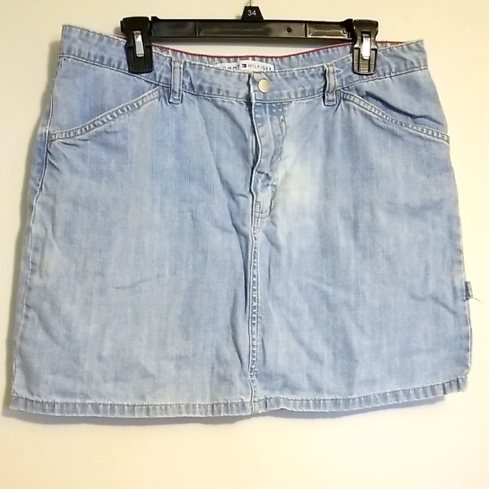 Tommy Hilfiger Blue Mini Skirt Casual
